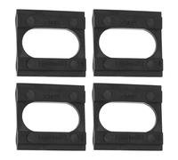 ECSiNG 2 Pares de Almohadillas de Montaje para batería de Bicicleta, Soporte Espaciador de Montaje para Bicicleta, Soporte de batería de Goma Compatible con batería Hailong MAX G56 G70, Color Negro