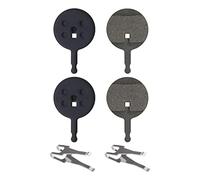 ECSiNG 2 Pares de Pastillas de Freno de Disco semimetálicas de Resina compatibles con Promax DSK-310 710 715 717 de 4 mm de Grosor para Bicicleta de montaña Bicicleta de Carretera Bicicleta MTB