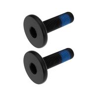 ECSiNG 2 pernos de eje de manivela para bicicleta, M8 x 1,0 x 24 mm, compatibles con bicicletas BMX