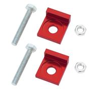 ECSiNG 2 piezas ajustador tensor de cadena de motocicleta de 12 mm de diámetro de agujero, tensor CNC para bicicleta de motor de tierra, bicicleta de motocross, motocicleta 50cc 70cc 90cc 110cc 125cc