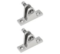 ECSiNG 2 Piezas Bisagra de Cubierta Superior Bimini de Acero Inoxidable 316 para Barco Marino Montaje de 90° para Soporte de Marco de Toldo