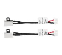 ECSiNG 2 Piezas Cable Conector de Alimentación 06VV22 0ND3N8 Cable de Puerto de Carga DC Compatible con DELL Inspiron 7586 7786 2 en 1 13-7390 7391 17-7791 Portátiles