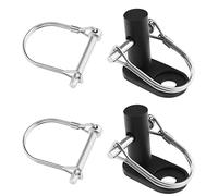 ECSiNG 2 Piezas Conector de Enganche de Remolque de Bicicleta con Pasador de Acoplador de 4 Piezas Acoplador de Bicicleta de Remolque Accesorio de Enganche de Remolque de Bicicleta de Carga