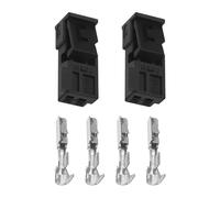 ECSiNG 2 Piezas Conectores de Mazo de Cables de Coche de 2 Pines A0305452828 Conector Eléctrico Impermeable con Terminales para Aparatos Eléctricos Automotrices