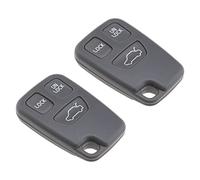 ECSiNG 2 Piezas de 3 Botones para Llave de Coche Carcasa de Repuesto Carcasa Inteligente para Entrada Sin Llave Compatible con Volvo 850 960 C70 S40 S60 S70 S80 S90 V40 V70 V90 XC70 XC9