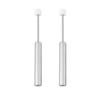 ECSiNG 2 piezas de 91 x 49 x 7,8 mm, cierre suave, pistón amortiguador de cubo de basura con tapa, mecanismo de acero y plástico, repuesto para cubo de basura de cocina