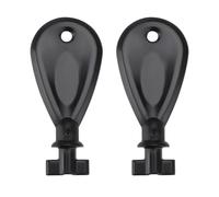 ECSiNG 2 Piezas de Llave de Repuesto para Dispensador de Papel Higiénico Soporte para Toallas de Papel Llave de Repuesto para El Hogar Oficina Pública 53 X 24 X 15 Mm Color Negro