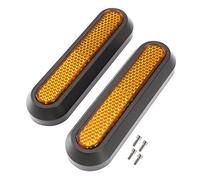 ECSiNG 2 Piezas de Repuesto para Cubierta de Rueda Lateral Trasera reflectora calcomanías Protectoras Compatible con M365 Scooter eléctrico Piezas de Repuesto para Scooter electrónico