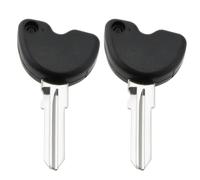 ECSiNG 2 Piezas de Repuesto para Llave de Motocicleta en Blanco Sin Cortar 573960 Compatible con Piaggio 3VTE Fly 125 200 250 300