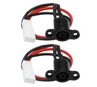 ECSiNG 2 Piezas Puerto de Carga para Scooter Eléctrico Compatible con Xiaomi M365 Pro M365 Scooter Accesorios de Monopatín Eléctrico Puerto de Carga de Plástico