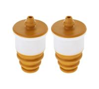 ECSiNG 2 Piezas Soporte de Tope de Tope Trasero Amortiguador Trasero Bloque de Goma Soporte de Tope de Tope Del Eje Trasero 51811829 Tope de Tope Del Puntal Compatible con FIAT 500