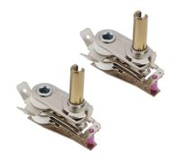 ECSiNG 2 Piezas Termostato de Horno Eléctrico KST220 T250 Termostato Ajustable Controlador de Temperatura Bimetálico para Calentadores Eléctricos 16 A/250 V CA