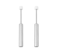 ECSiNG 2 pistones amortiguadores de basura de cierre suave de 74 x 40 x 7,8 mm con tapa, mecanismo de acero y plástico, amortiguador de repuesto para cubo de basura de cocina