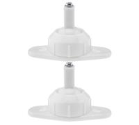 ECSiNG 2 soportes giratorios de 360°, soporte universal para detector de infrarrojos para todo tipo de detectores montados en pared, agujero M4, plástico