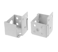 ECSiNG 2 soportes venecianos para persianas, soportes de metal para mini persianas de 1 pulgada, 1.3 x 1 x 1.6 pulgadas, color blanco