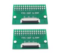 ECSiNG 2 tableros convertidores FPC de 40 pines de 0,5 mm en el lado trasero de 1,0 mm a DIP 2,54 mm para portátiles, reproductores de DVD y monitores LCD