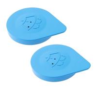 ECSiNG 2 tapas de depósito de limpiaparabrisas 28913AX600 compatible con Nissan Micra Note K12 E11 cubierta de plástico para depósito de parabrisas de coche