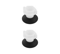 ECSiNG 2 Tapones de Obturación para Orificio de Desbordamiento de Lavabo O Cisterna Tapa Blanca Aptos para Orificios de 21 A 38 Mm Tapón Decorativo