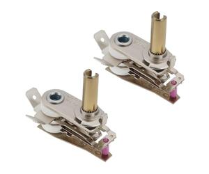 ECSiNG 2 termostatos de horno eléctrico KST220 T250, termostato ajustable, controlador de temperatura bimetálico para calentadores eléctricos, 16 A/250 V CA