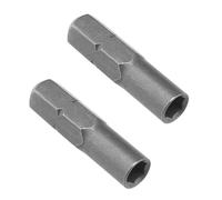 ECSiNG 2 Uds. Adaptador de Punta de Destornillador Manual/eléctrico Adaptador de Mango Hexagonal Adaptador de Punta de Precisión de 6,35mm Adaptador de Punta de Inserción de 1/4"a 4mm