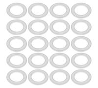 ECSiNG 20 arandelas de drenaje de tapón de aceite JWM062 compatibles con Yamaha XTZ 700 TENERE 2019-2020 14 x 22 x 1.5 mm
