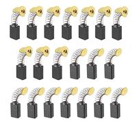 ECSiNG 20 cepillos de carbono de motor de repuesto universales para herramientas eléctricas, sierras circulares eléctricas, desbrozadoras de 5 x 8 x 12,5 mm