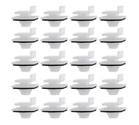 ECSiNG 20 clips de moldeo para falda lateral y alféizar con arandelas de sellado de espuma 91514SAA003 compatibles con Honda MK8 Civic Jazz Toyota piezas de repuesto de plástico