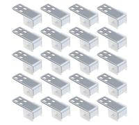 ECSiNG 20 clips de resorte para muebles de tapicería, 4 agujeros, abrazaderas de resorte de zig zag para la mayoría de sofás con resortes, accesorios de reparación de repuesto