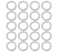 ECSiNG 20 Espaciadores de Pedal de Bicicleta de Acero Inoxidable 304 Arandelas de 14 X 20 X 0,5 Mm para Bicicleta de Montaña