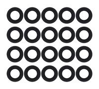 ECSiNG 20 juntas de tapón de drenaje de aceite 1005593 compatibles con FOCUS C-MAX COUGAR EXPLORER arandelas de tapón de sumidero de goma de motor de coche de 13 mm ID de 22 mm OD de 2,8 mm de grosor