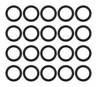 ECSiNG 20 Juntas Tóricas de Sellado de CO2 Compatible con Dennerle MW Reguladores de 17 X 2,5 Mm. Compatibles con Modelo 3056 DE30497.