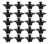 ECSiNG 20 Piezas Clips de Sujeción para Parachoques Trasero Y Molduras de Coche Compatible con Golf Compatible con Passat WHT005263 Retenedor de Plástico Automotriz Negro