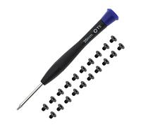ECSiNG 20 tornillos M2x3 Torx T5 para caja inferior para portátil con destornillador Torx T5 compatible con componentes de computadora de aleación Razer STEALTH de 13.3 pulgadas, hoja de 15 pulgadas