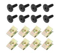 ECSiNG 20x Kit Tornillos Torx T25 y Clips Muelle Compatible con Audi Compatible con VW