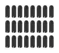 ECSiNG 24 Uds 90 Grados Protector de ala de Dardo Aleación de Aluminio Protector de Vuelo de Dardo Accesorios de Dardos de Competición Profesional 3mm X 8,5mm Negro