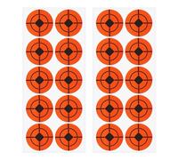 ECSiNG 250 Piezas de 5cm en Puntos de Objetivos Pegatinas Redondas Autoadhesivas Pegatinas de Papel para Tiro con Arco Papel de Tiro Deportivo Naranja