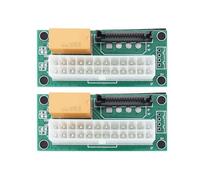 ECSiNG 2PCS Adaptador de Fuente de Alimentación Múltiple de 24 Pines A SATA Adaptador de Arranque Síncrono de Doble Alimentación para Computadora de Escritorio Y Portátil 6,9 X 3 Cm