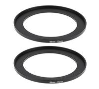 ECSiNG 2pcs Anillo Adaptador 58 mm Macho a 72 mm Hembra de Aleación de Aluminio para la Mayoría de Cámaras