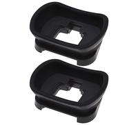 ECSiNG 2PCS Protectores de Visor de Cámara de Silicona de Repuesto para Ocular de Cámara DK-29 Compatible con Nikon Z5 Z6 Z6II Z7 Z7II Color Negro