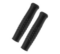 ECSiNG 2X Empuñaduras con Hoyuelos de Contorno para Manillar de 3/4 de Pulgada con Acanaladuras para Los Dedos de Gimnasio Color Negro