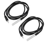 ECSiNG 2X Sensores de Temperatura DS18-B20 de -10 °C A 85 °C con Conector de 2,5 Mm Y 1 M Compatible con Sonoff TH10/16