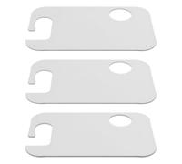 ECSiNG 3 arandelas de bisagra de puerta delantera inferior de 81 x 51,3 mm 7L5831483 95553148300 compatible con Wolkswagen Golf 4 1997-2006