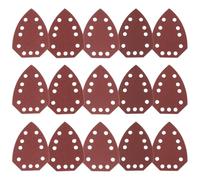 ECSiNG 30 Hojas de Lija Triangulares de 11 Agujeros 137 X 96 Mm K40-K180 Compatible con Delta Lijadoras