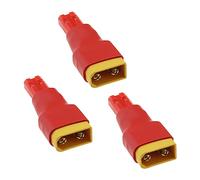 ECSiNG 3PCS XT30 / XT-30 Macho a JST Adaptador Sin Cables Conector Componente Electrónico para Modelos de Control Remoto Controlador de Radio Dispositivos Electrónicos 7.4V