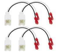 ECSiNG 4 adaptadores de arnés de altavoz de coche de repuesto 72-7401 compatible con Nissan Murano/Armada/Cube/Frontier/Juke, conector de cable de cable