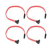 ECSiNG 4 cables de datos SATA de 7 pines a placa base en ángulo recto de 20 cm para unidad de DVD HDD