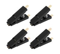 ECSiNG 4 clips de prueba de 8 pines SOIC 8 SOP8 programador IC clip de prueba de 50 mm para placa de circuito