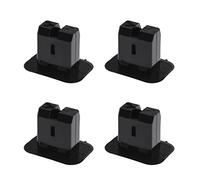 ECSiNG 4 clips de retención de plástico para asiento trasero del asiento trasero, clip de ojal compatible con Audi A4 B6 B7 A6 C5 C6 Compatible con accesorios de automóviles VW