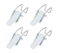 ECSiNG 4 Clips de Sujeción Metálicos para Caja de Filtro de Aire de Coche 12 X 40,3 X 61 Mm Compatible con Ford