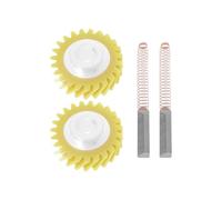 ECSiNG 4 Engranajes Helicoidales para Mezclador W10112253 con Escobillas de Carbón W10380496 Compatible con Whirlpool Compatible con KitchenAid Mezcladores